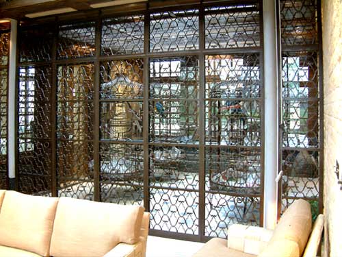Wrought Iron Aviary