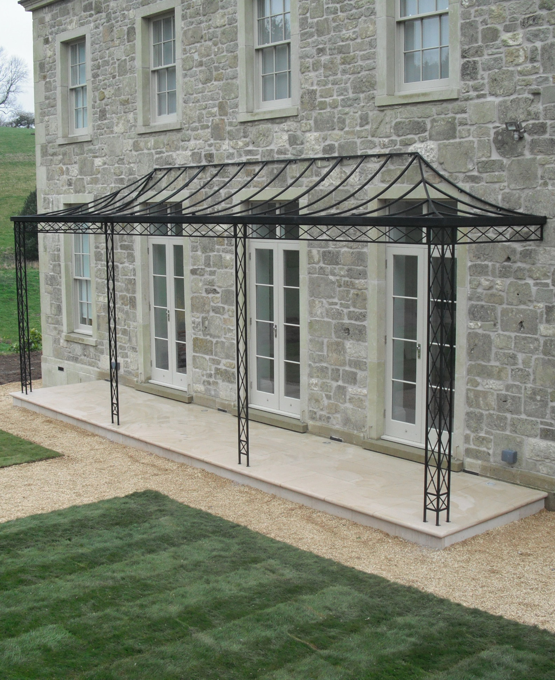 Roof frame ready for lining and finishing