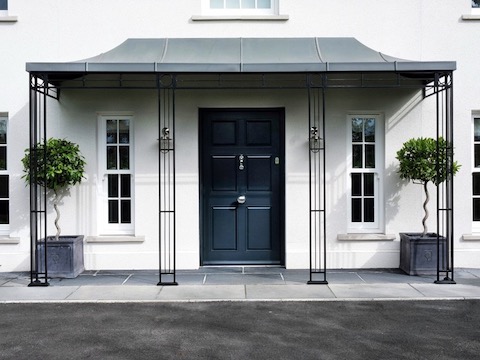 Metal Door Canopy Porch