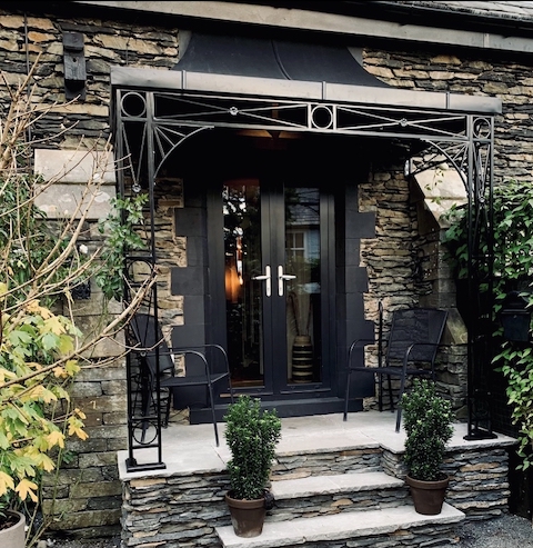 Metal Entrance Porch Fine Iron