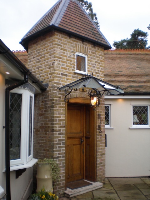 Glass and Metal Canopy