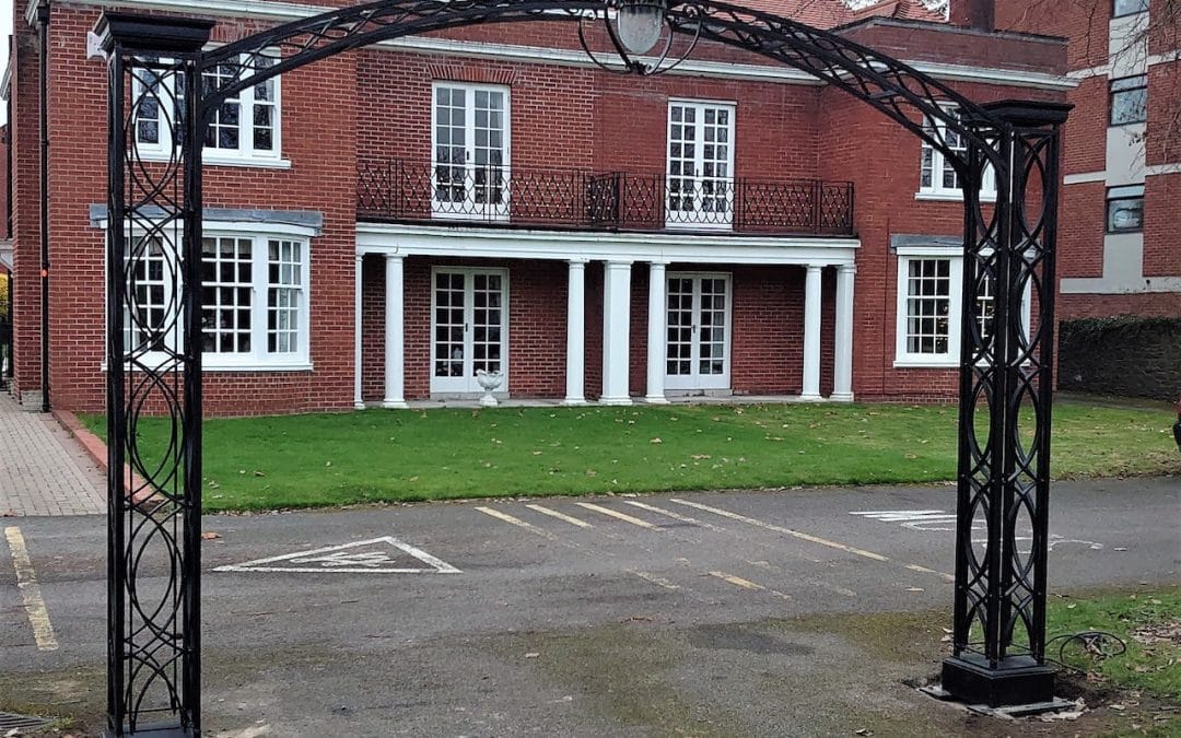 Wrought Iron Gate Overthrows