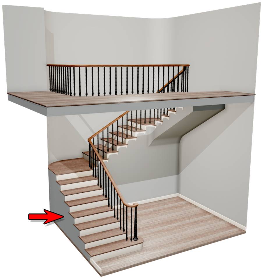 flight of stairs