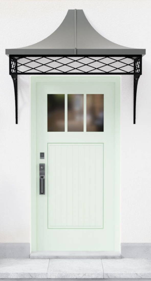 Treillage Front Door Porch Canopy